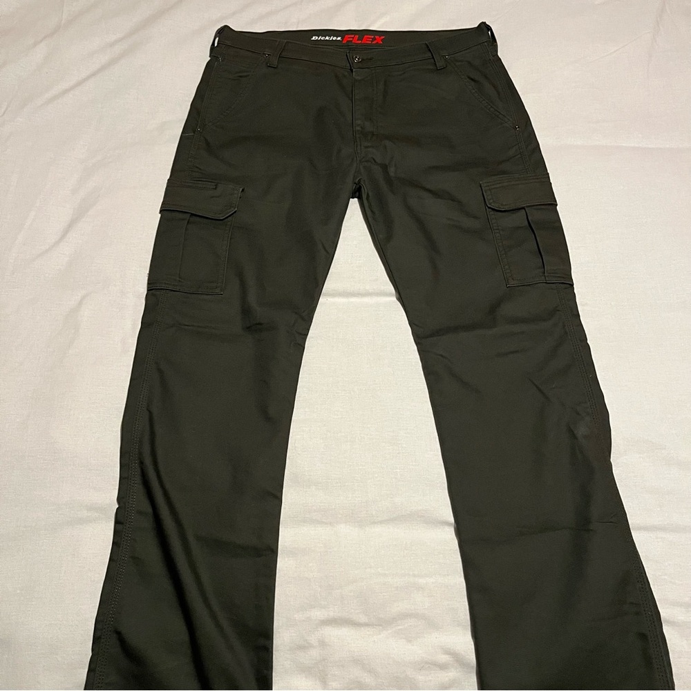 Dickies Mens Pants Black 36 32 Cargo Casual Straight Leg